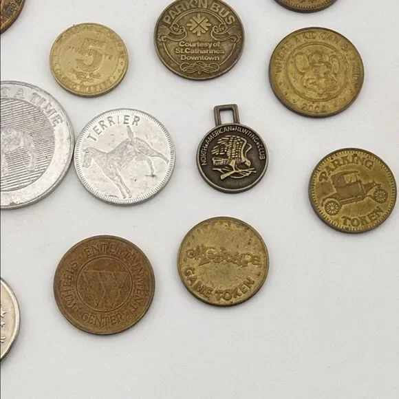 Assorted Vintage Token Coins Collection - Picture 7 of 7